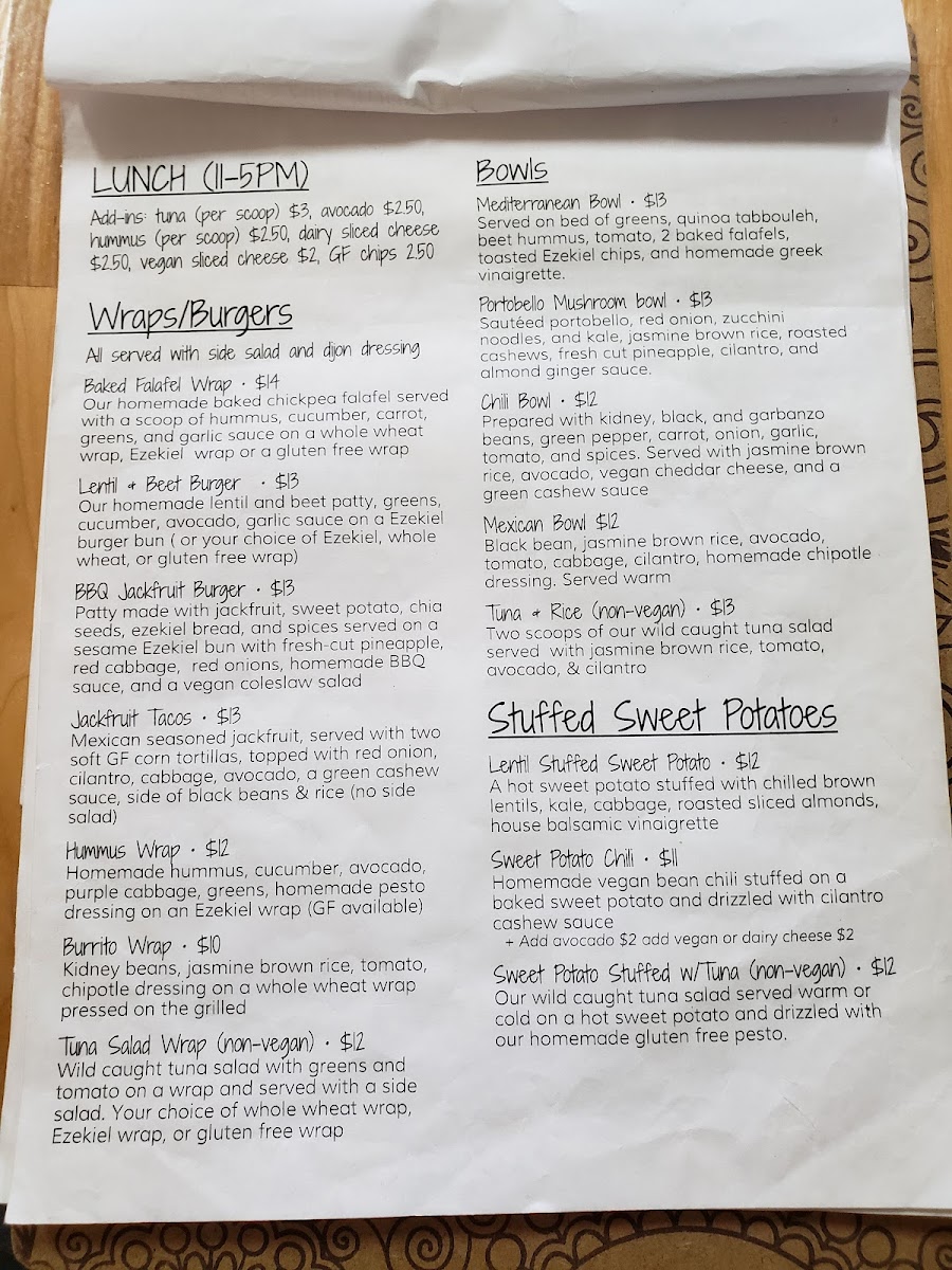 Menu My Organic Corner-9